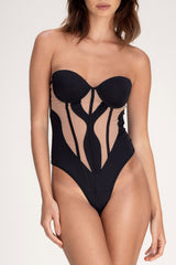 DIONI BLACK BODYSUIT