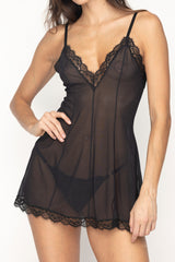 BABYDOLL CHARLIZE NEGRO