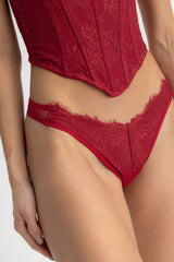 PANTY PEDRINA ROJO CHERRY