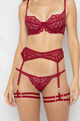 LIGUERO CORINA ROJO CHERRY