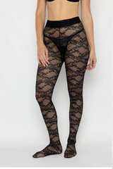 MEDIAS PANTALON NINA NEGRO