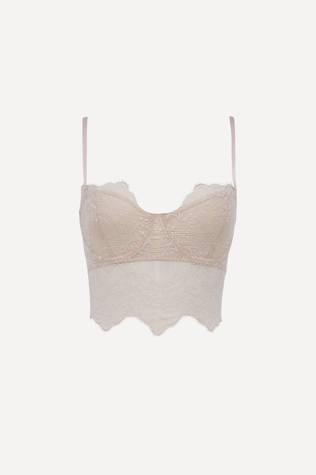 BUSTIER ROSE SAND