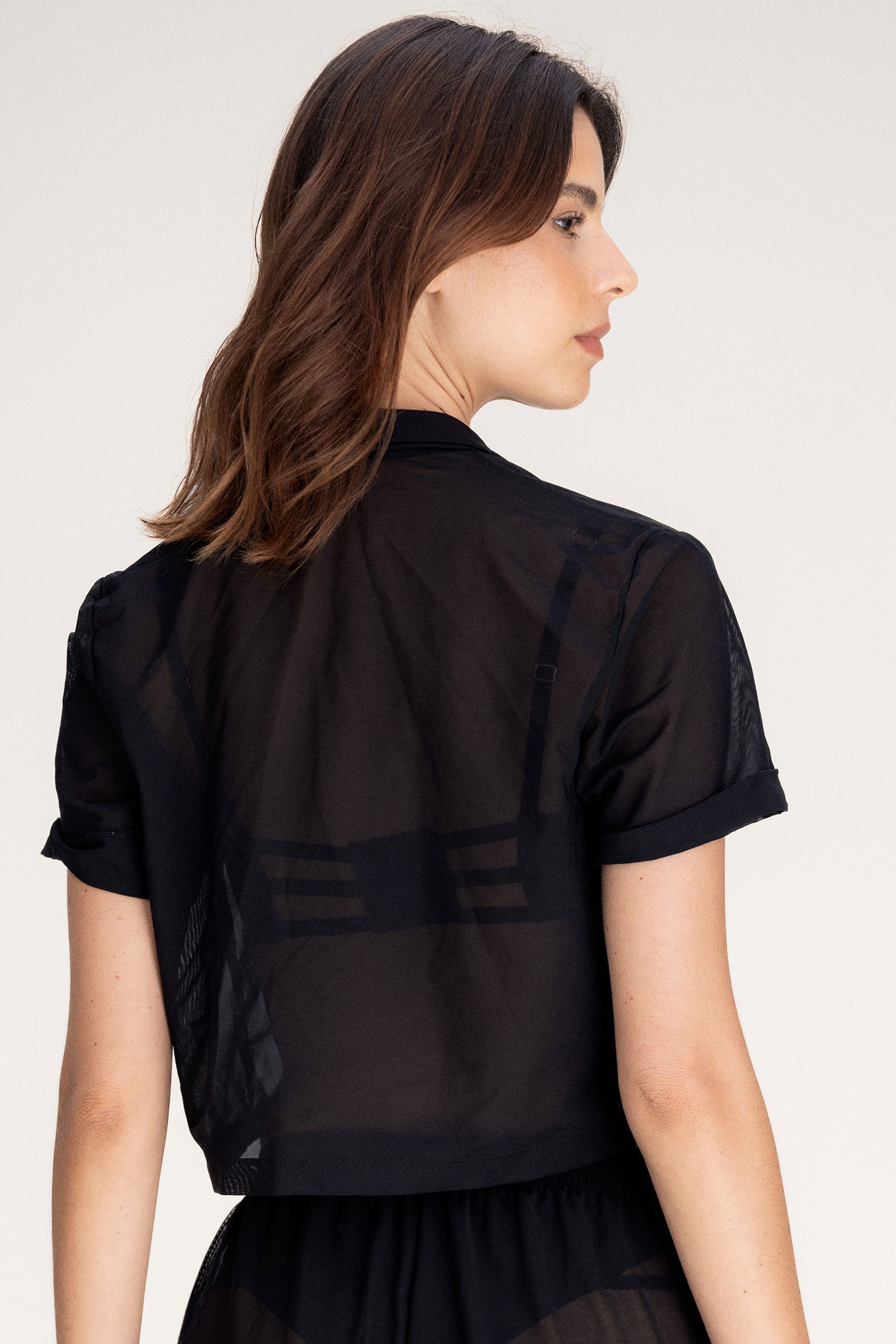 KENDALL BLACK PAJAMA SHIRT