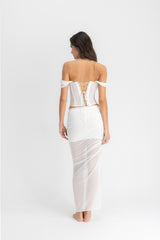 SET CORSET & FALDA AISA MARFIL