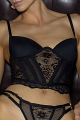 BUSTIER ABRIL NEGRO