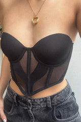 CROP TOP MILA NEGRO