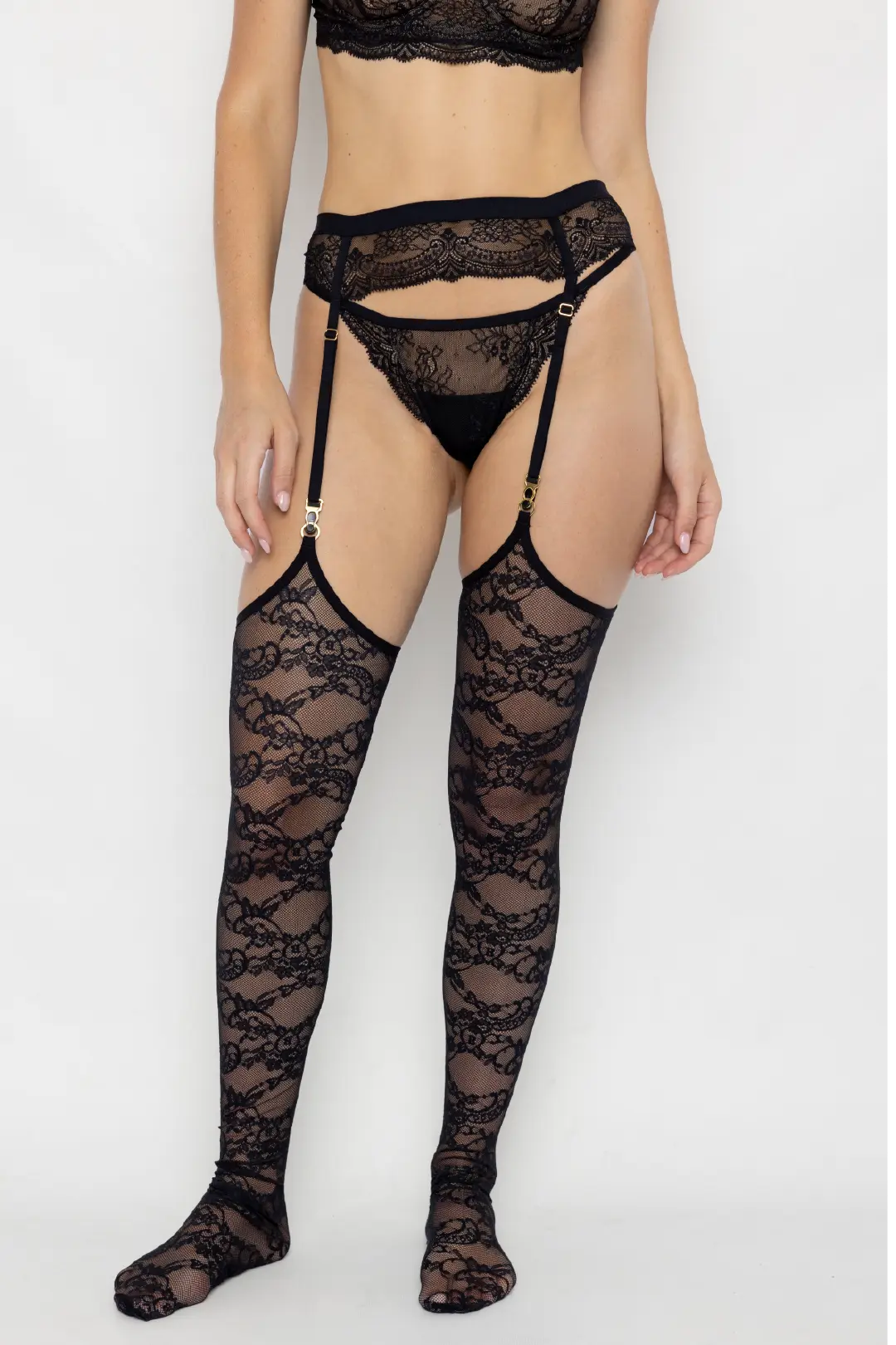 MEDIAS ARGOLLA NINA NEGRO